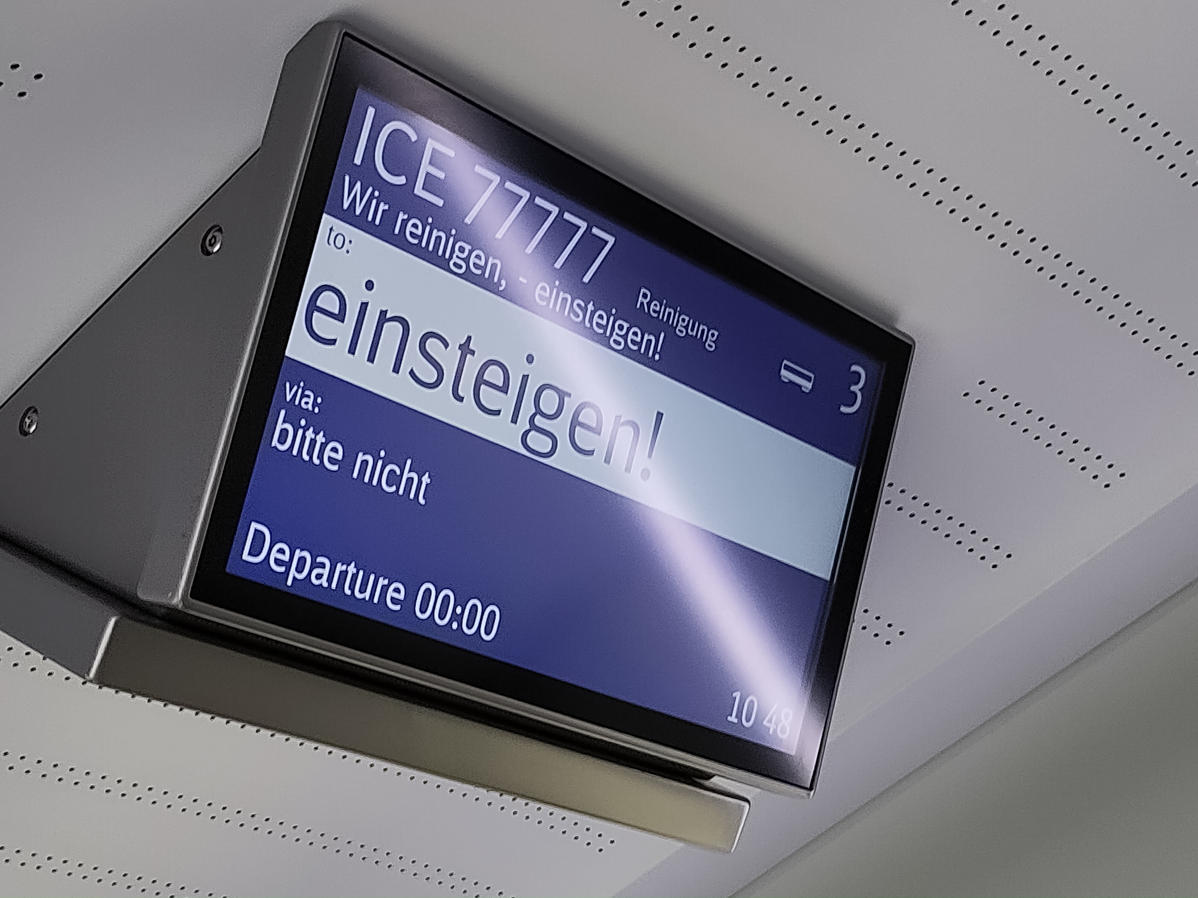 Einsteigen? Bitte nicht.