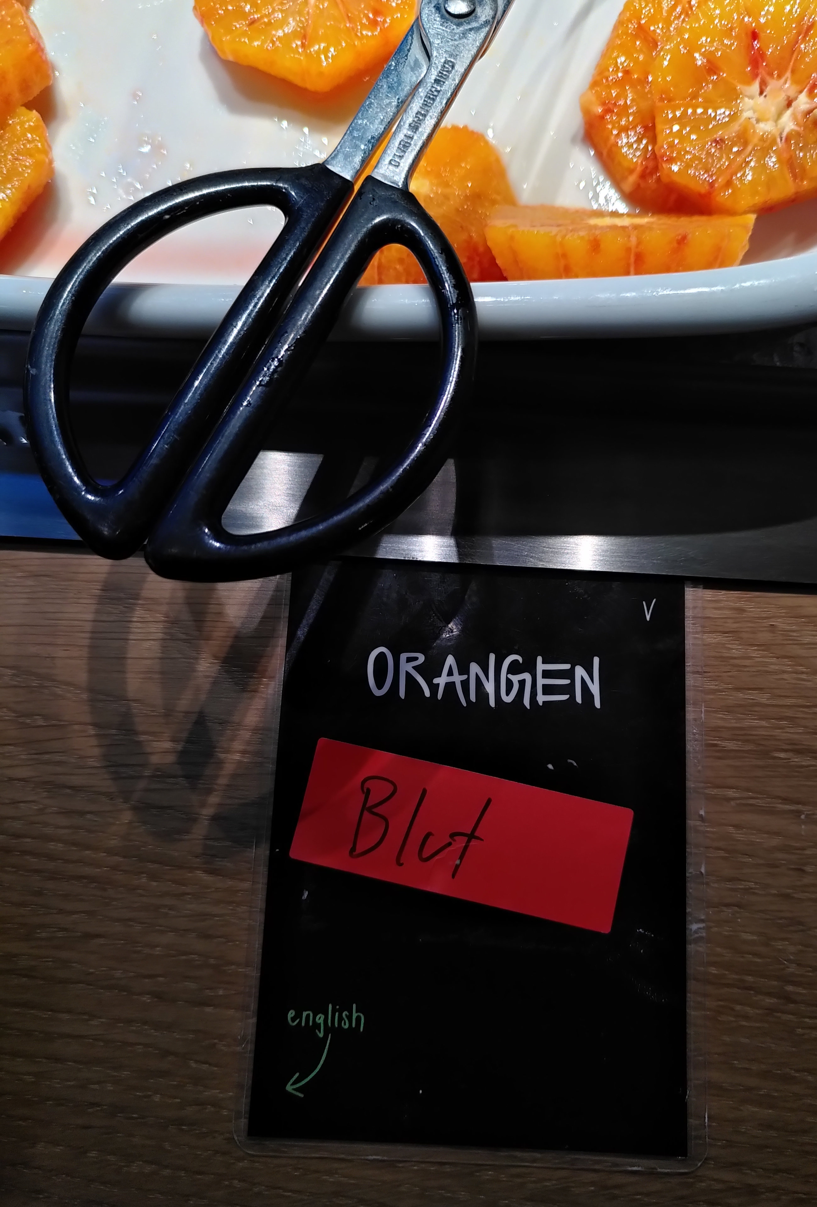 Orangen-Blut